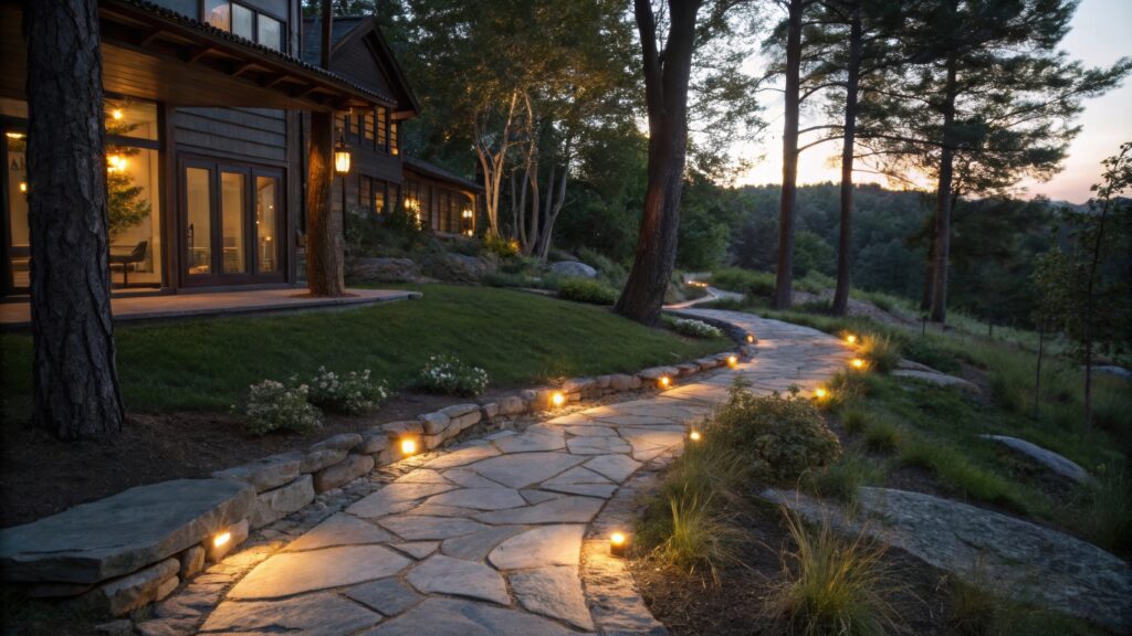 Does Landscape Lighting Boost Security and Curb Appeal at Night? 5 landscape lighting installation in lake oconee